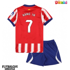 Atletico Madrid Lee Kang-in #7 Dětské Domácí dres komplet 2026-27 Krátký Rukáv (+ trenýrky)